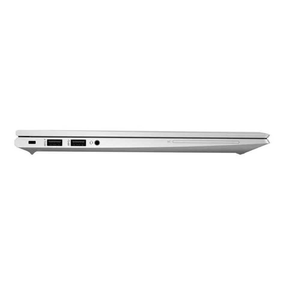 HP Elitebook 840 G7 slim business laptop side ports close up